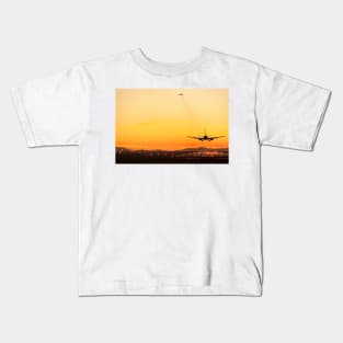 Airport at sunset (C009/4900) Kids T-Shirt